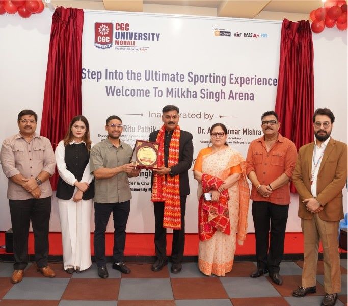 CGC University, Mohali Inaugurates State-of-the-Art Milkha Singh Arena to Champion Sporting Excellence Among Students